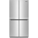 KitchenAid 36-inch, 19.4 cu. ft. Counter-Depth 4-Door Refrigerator with PrintShield™ Finish KRQC506MPS