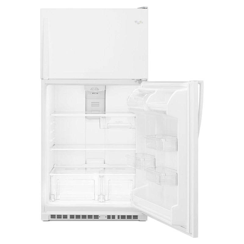 Whirlpool 33-inch, 20.5 cu.ft. Freestanding Top Freezer Refrigerator with Flexi-Side™ Bin WRT311FZDW