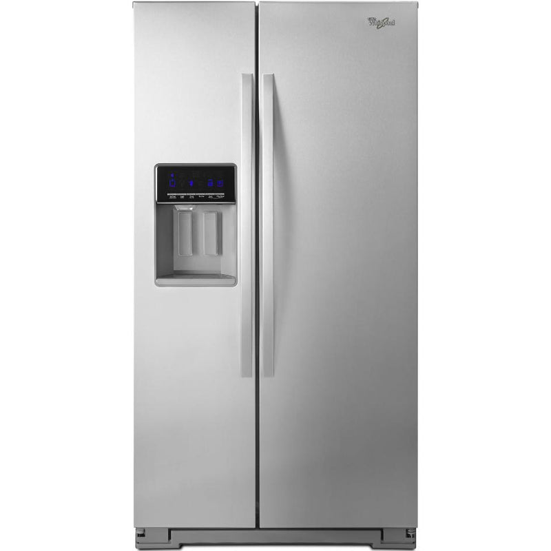 Whirlpool 36-inch, 25.6 cu. ft. Side-by-Side Refrigerator with Ice and Water WRS586FIEM IMAGE 1