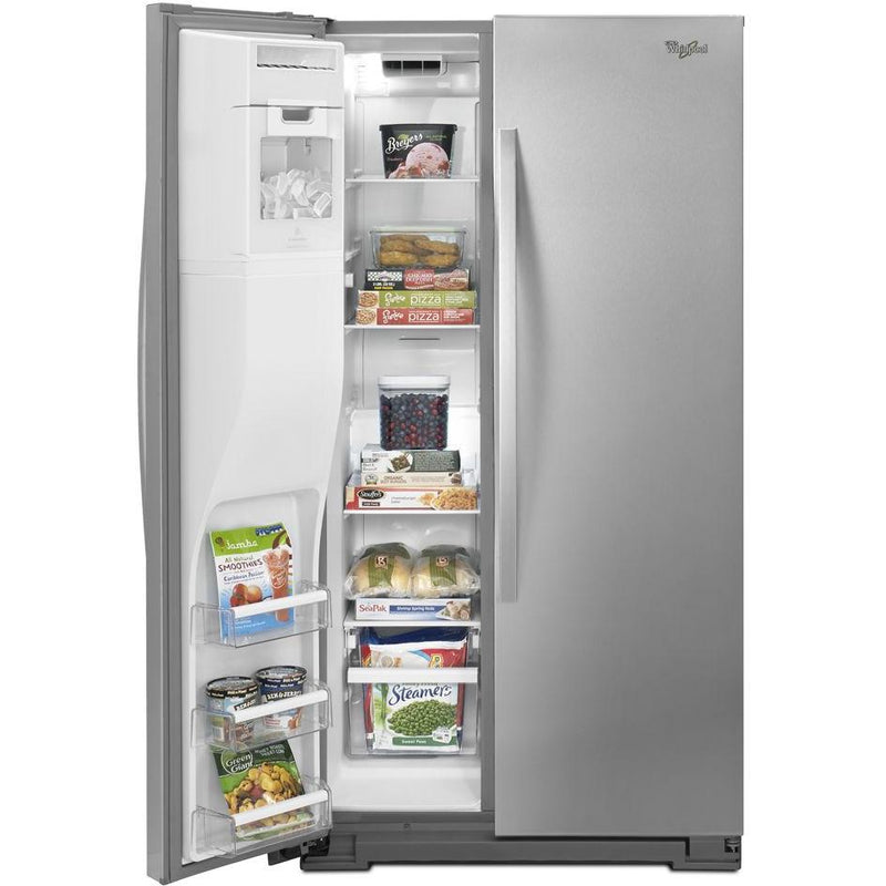 Whirlpool 36-inch, 25.6 cu. ft. Side-by-Side Refrigerator with Ice and Water WRS586FIEM IMAGE 2