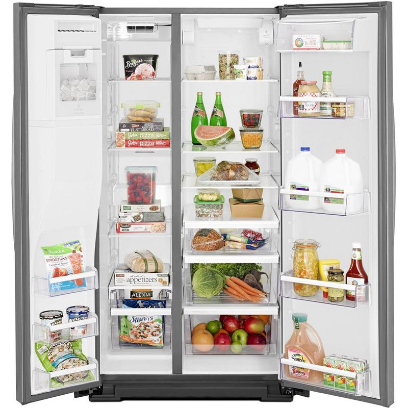 Whirlpool 36-inch, 25.6 cu. ft. Side-by-Side Refrigerator with Ice and Water WRS586FIEM IMAGE 4