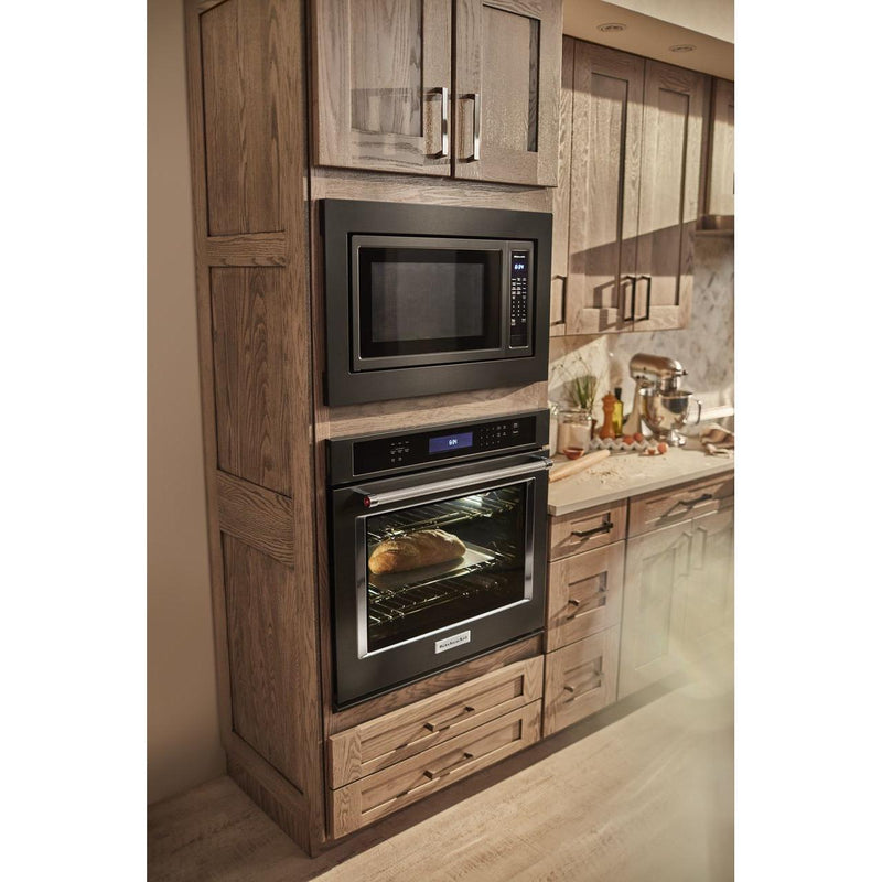 KitchenAid 30-inch, 5 cu. ft. Built-in Single Wall Oven with Convection KOSE500EBL IMAGE 4