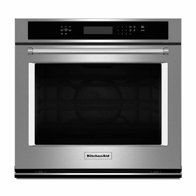 KitchenAid 27-inch, 4.3 cu. ft. Built-in Single Wall Oven with Convection KOSE507ESS IMAGE 1