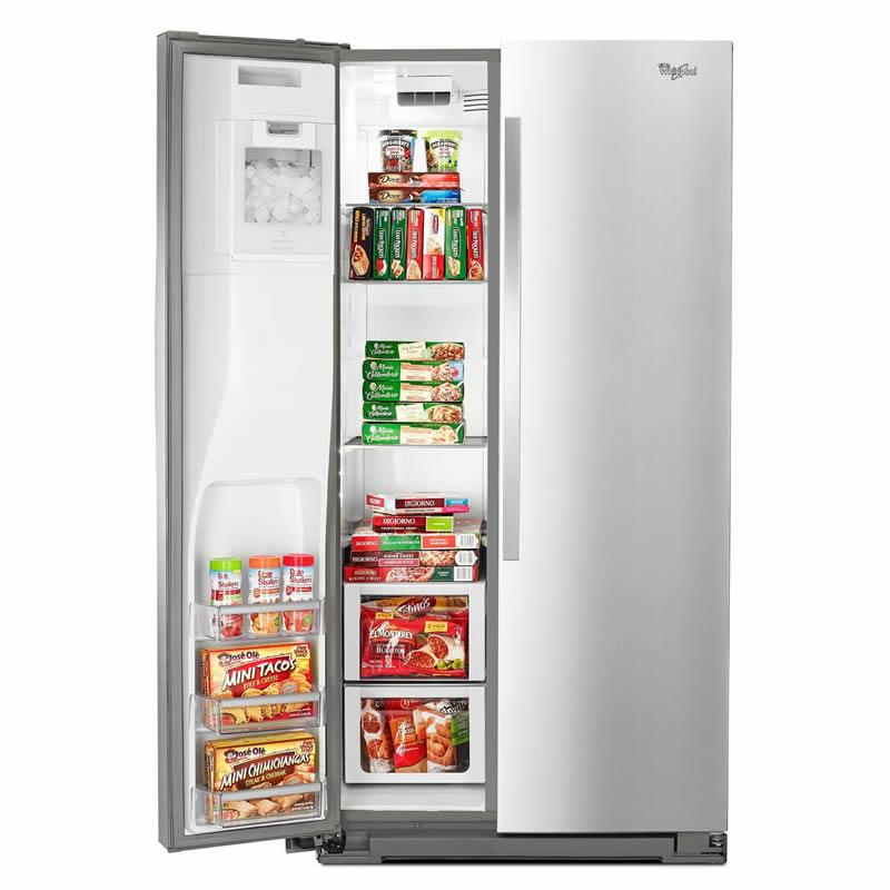 Whirlpool 36-inch, 22.6 cu. ft. Counter-Depth Side-by-Side Refrigerator with Ice and Water WRS973CIDM IMAGE 6