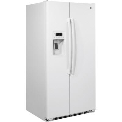 GE 36-inch, 21.9 cu. ft. Counter-Depth Side-by-Side Refrigerator with Ice and Water GZS22DGJWW IMAGE 5
