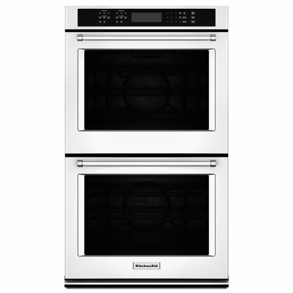 KitchenAid 27-inch, 8.6 cu. ft. Built-in Double Wall Oven with Convection KODE507EWH IMAGE 1
