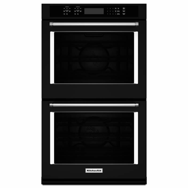 KitchenAid 30-inch, 10 cu. ft. Built-in Double Wall Oven with Convection KODE500EBL IMAGE 1