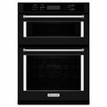 KitchenAid 27-inch, 4.3 cu. ft. Built-in Combination Wall Oven with Convection KOCE507EBL IMAGE 1