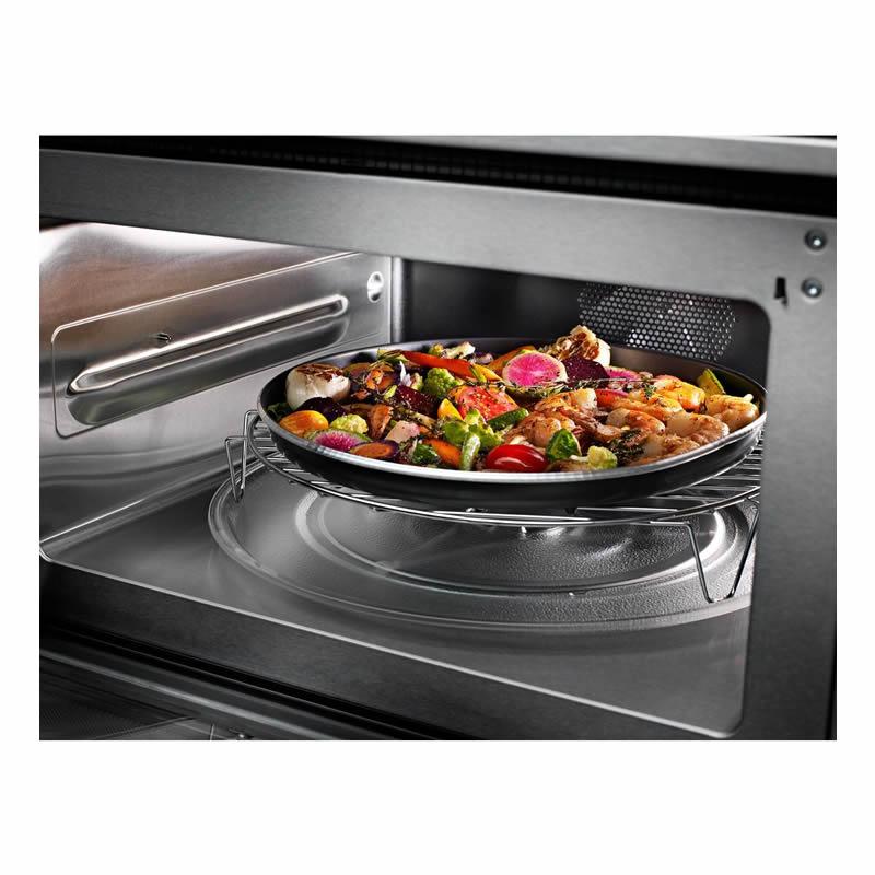 KitchenAid 27-inch, 4.3 cu. ft. Built-in Combination Wall Oven with Convection KOCE507EBL IMAGE 4