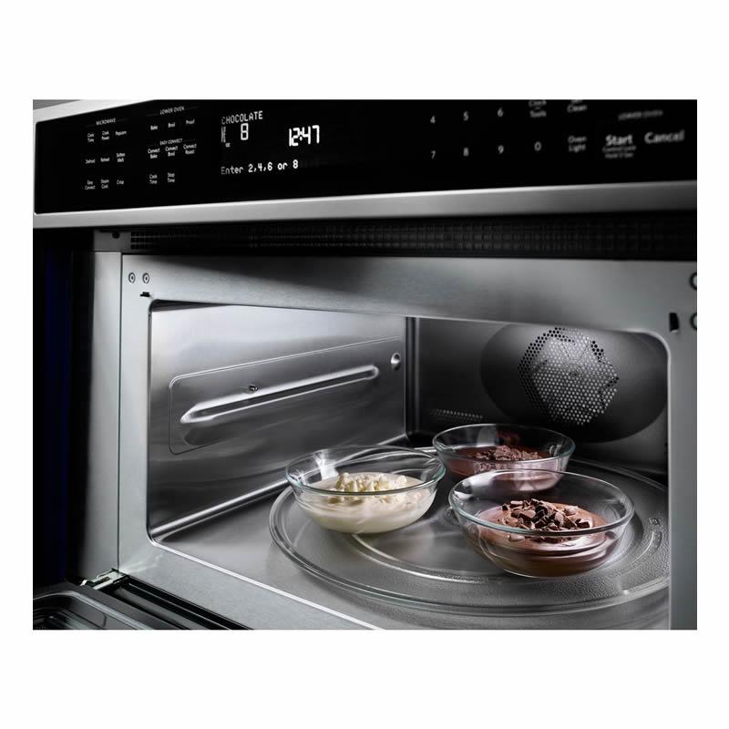 KitchenAid 30-inch, 5 cu. ft. Built-in Combination Wall Oven with Convection KOCE500EBL IMAGE 7