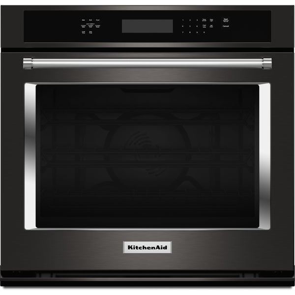 KitchenAid 30-inch, 5 cu. ft. Built-in Single Wall Oven with Convection KOSE500EBS IMAGE 1