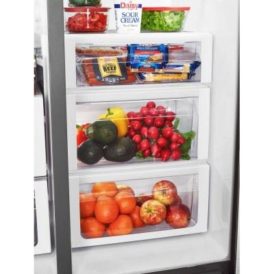 Whirlpool 36-inch, 19.9 cu. ft. Counter-Depth Side-by-Side Refrigerator with Ice and Water WRS970CIDM IMAGE 7