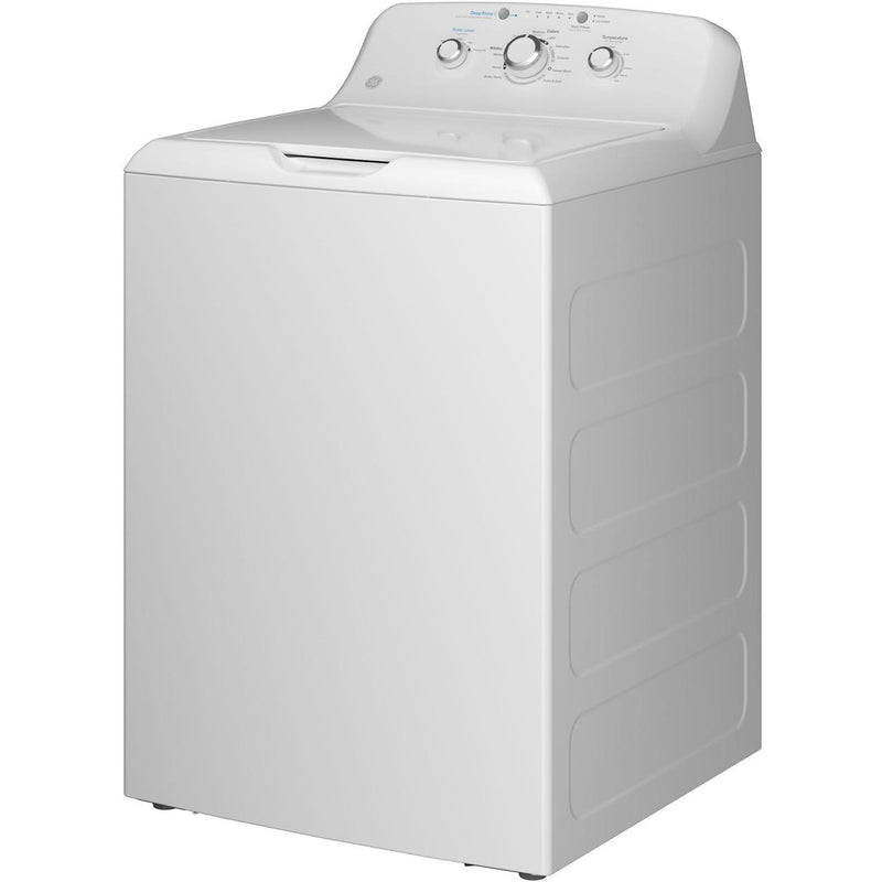 GE 4.0 cu. ft. Top Loading Washer with Stainless Steel Basket GTW325ASWWW