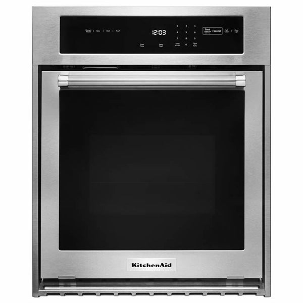 KitchenAid 24-inch, 3.1 cu. ft. Built-in Single Wall Oven with Convection KOSC504ESS IMAGE 1