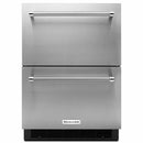 KitchenAid 24-inch, 4.7 cu.ft. Freestanding Refrigerator/Freezer Drawer with Ice Maker KUDF204ESB IMAGE 1