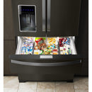 Whirlpool 36-inch, 26.2 cu. ft. French 4-Door Refrigerator WRX986SIHV (Black Stainless Fingerprint Resistant)WRX986SIHV