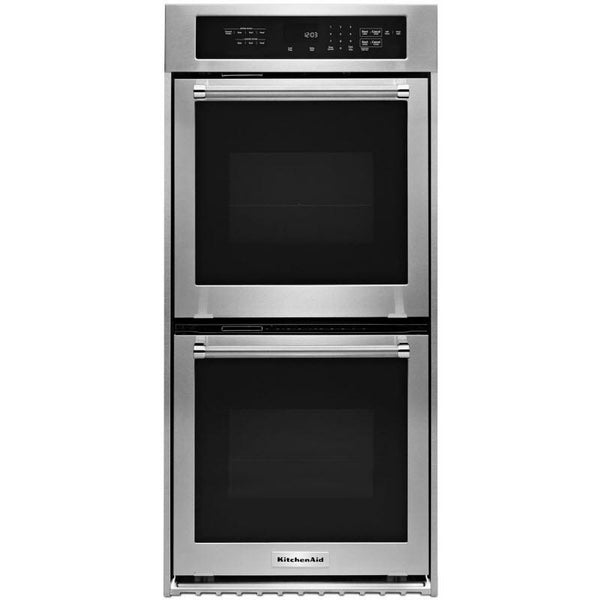 KitchenAid 24-inch, 6.2 cu. ft. Built-in Double Wall Oven with Convection KODC304ESS IMAGE 1