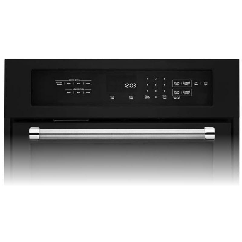 KitchenAid 24-inch, 6.2 cu. ft. Built-in Double Wall Oven with Convection KODC304EBL IMAGE 2