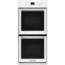 KitchenAid 24-inch, 6.2 cu. ft. Built-in Double Wall Oven with Convection KODC304EWH IMAGE 1