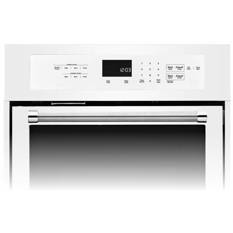 KitchenAid 24-inch, 6.2 cu. ft. Built-in Double Wall Oven with Convection KODC304EWH IMAGE 2