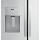 GE 36-inch, 25.6 cu.ft. Freestanding French 3-Door Refrigerator with Multiflow Air System GFE26JYMFSGFE26JYMFS