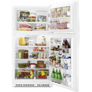 Whirlpool 33-inch, 21.3 cu. ft. Freestanding Top Freezer Refrigerator with Flexi-Slide™ Bin WRT541SZDW (White)WRT541SZDW