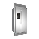 Forno 36-inch, 20 cu. ft. Freestanding Side-by-Side Refrigerator FFRBI1844-36SBFFRBI184436SB