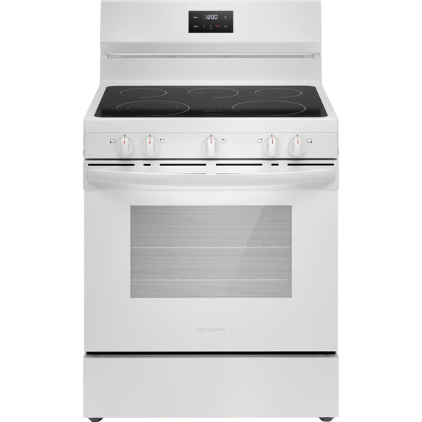 Frigidaire 30-inch Freestanding Electric Range with Even Baking Technology FCRE3052BW