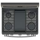 GE Profile 30-inch Free-Standing Gas Range with Convection Technology PGB960EEJES IMAGE 2