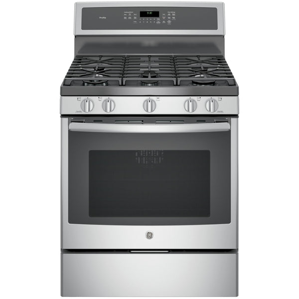 GE Profile 30-inch Freestanding Gas Range PGB930SEJSS IMAGE 1