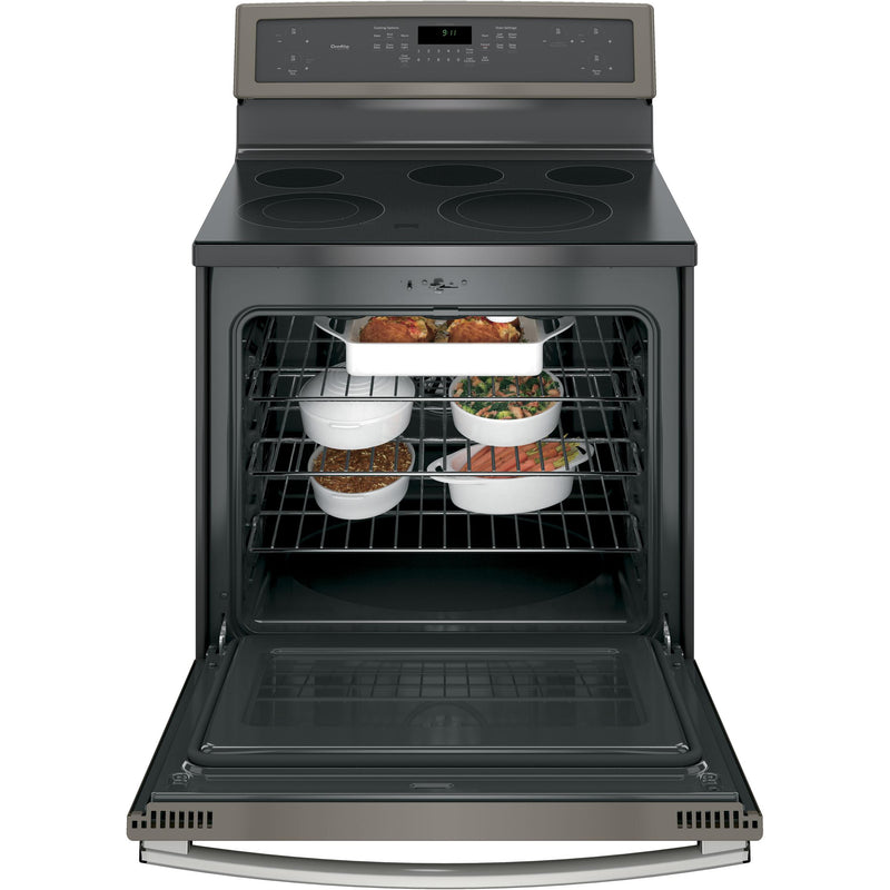 GE Profile 30-inch Freestanding Electric Range with Convection Technology PB911EJES IMAGE 2