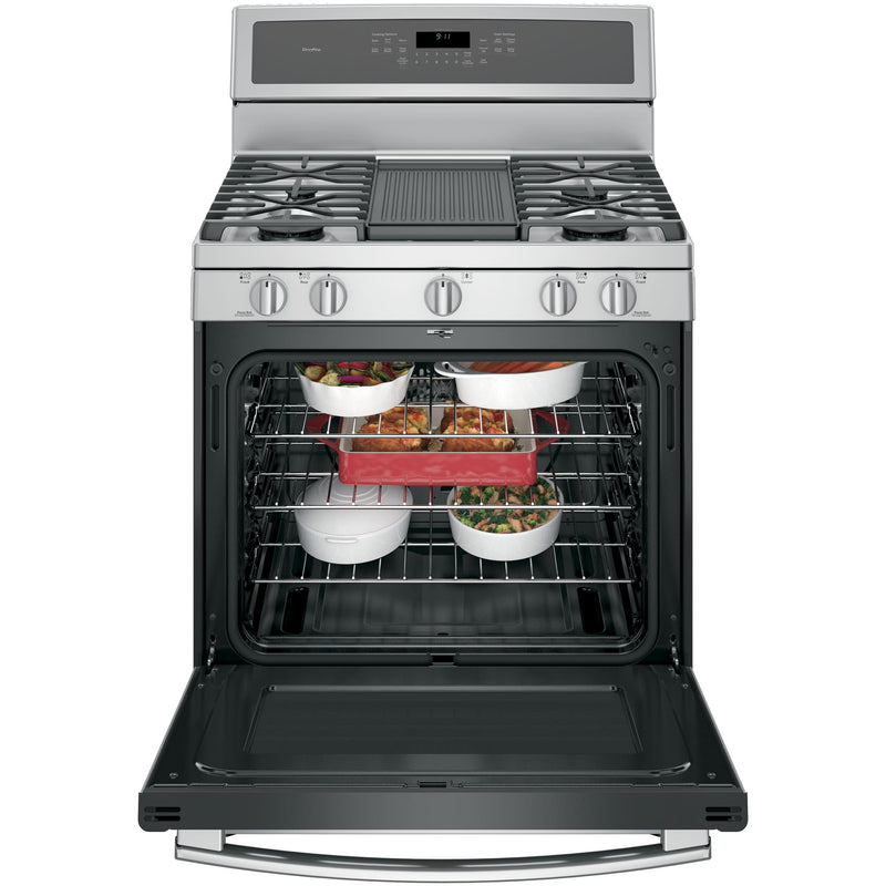 GE Profile 30-inch Freestanding Gas Range with Convection Technology PGB911ZEJSS IMAGE 16