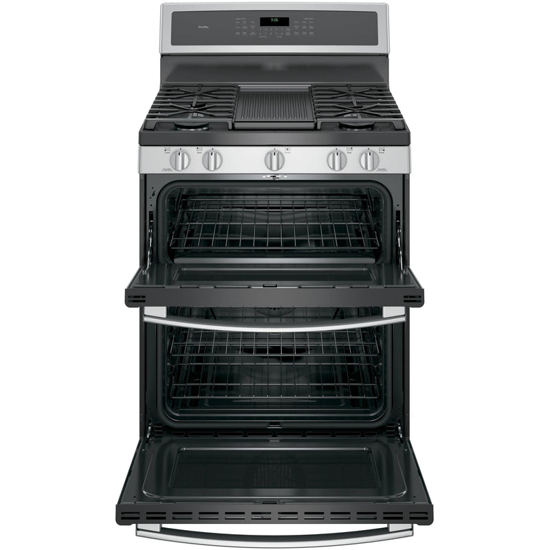 GE Profile 30-inch Free-Standing Gas Range with Convection Technology PGB960SEJSS IMAGE 3