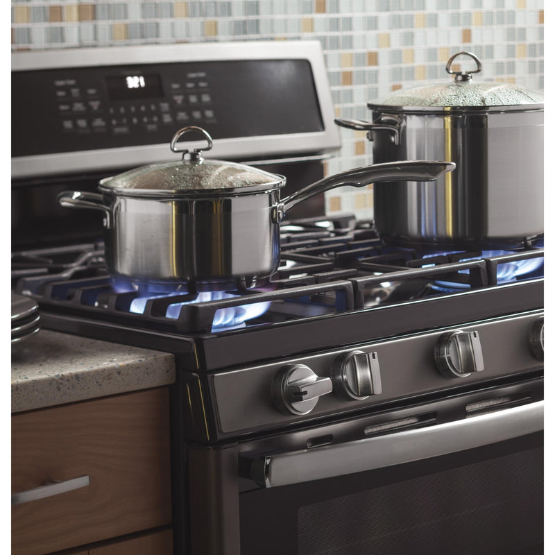 GE Profile 30-inch Free-Standing Gas Range with Convection Technology PGB960SEJSS IMAGE 5