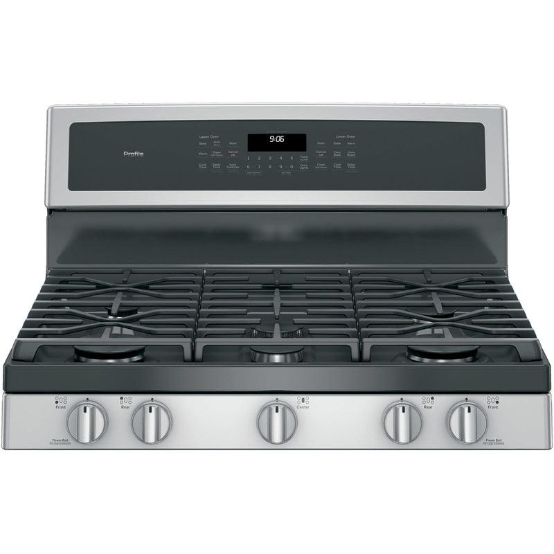 GE Profile 30-inch Free-Standing Gas Range with Convection Technology PGB960SEJSS IMAGE 8