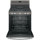 GE Profile 30-inch Freestanding Gas Range with Convection Technology PGB911EEJES IMAGE 2