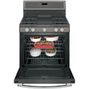 GE Profile 30-inch Freestanding Gas Range with Convection Technology PGB911EEJES IMAGE 3