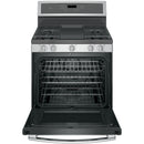 GE Profile 30-inch Freestanding Gas Range with Convection Technology PGB911SEJSS