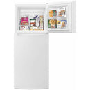 Whirlpool 25-inch, 10.68 cu.ft. Freestanding Top Freezer Refrigerator WRT111SFDW