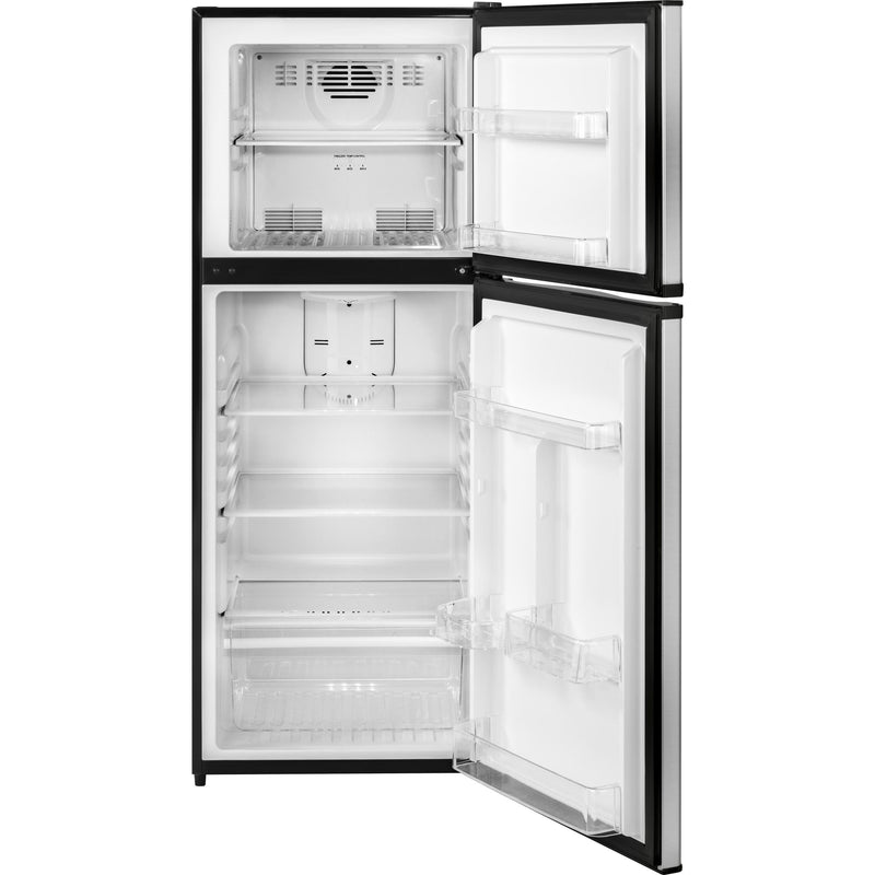 Haier 24-inch, 11.5 cu. ft. Top Freezer Refrigerator HA12TG21SS IMAGE 4