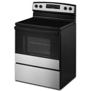 Amana 30-inch Freestanding Electric Range with Temp Assure™ Cooking System AER6303MMSAER6303MMS