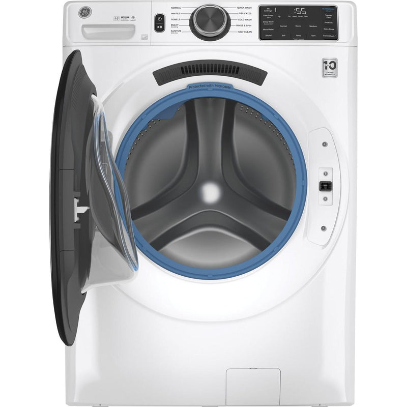 GE 4.8 cu. ft. Front Loading Washer with OdorBlock™ GFW550SSNWW