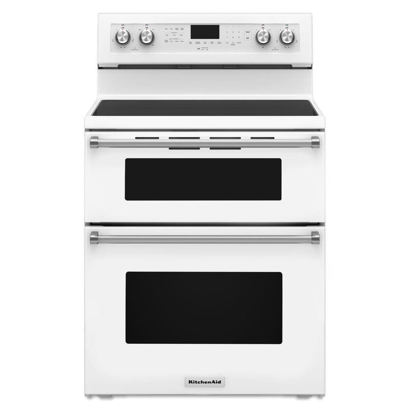 KitchenAid 30-inch Freestanding Electric Range KFED500EWH IMAGE 1