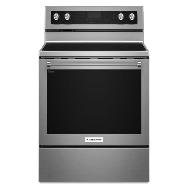 KitchenAid 30-inch Freestanding Electric Range KFEG500ESS IMAGE 1