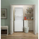 GE Stacked Washer/Dryer Electric Laundry Center GUV27ESSMWWGUV27ESSMWW