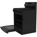 GE 30-inch Freestanding Gas Range with Center Oval Burner GGF500PVBBGGF500PVBB