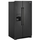 Maytag 36-inch, 25 cu.ft. Freestanding Side-by-Side Refrigerator with External Water and Ice Dispensing System MSS25C4MGB
