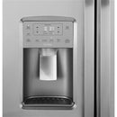 GE Profile 36-inch, 22.1 cu. ft. Counter-Depth Side-by-Side Refrigerator with Ice and Water PZS22MYKFS