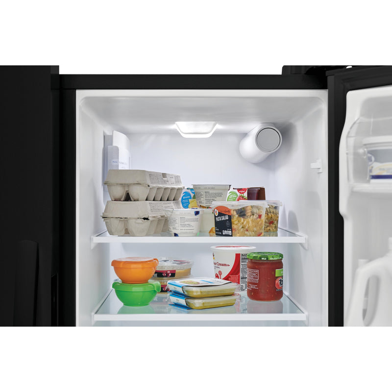 Frigidaire 36-inch, 25.6 cu.ft. Freestanding Side-by-Side Refrigerator with Ice and Water Dispensing System FRSS2623AB