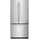 KitchenAid 33-inch, 22 cu. ft. Freestanding French 3-Door Refrigerator with Internal Water Dispenser KRFF302ESS